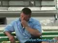 Guy gets caught spying on hot chic