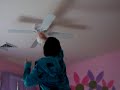 Water Bottle + ceiling fan = bad combonation
