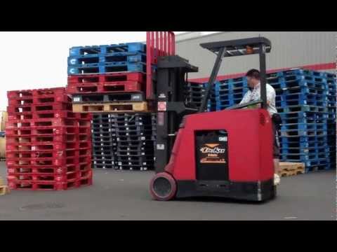 DRIVING MY FORKLIFT AT WORK