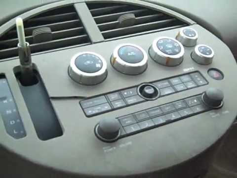 how to remove cd player from 2004 nissan quest