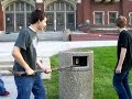 The Squirrel In The Garbage Can
