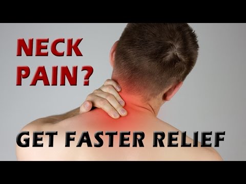 how to relieve sore neck