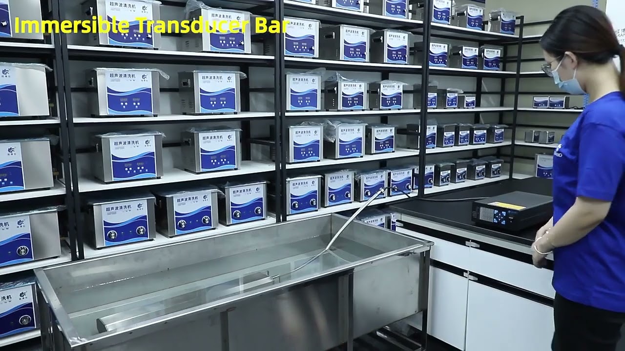 Ultrasonic shock bar working process