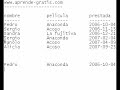 Base de datos 06 - Extraer datos de las tablas Base de datos 06 - Extraer datos de las tablas