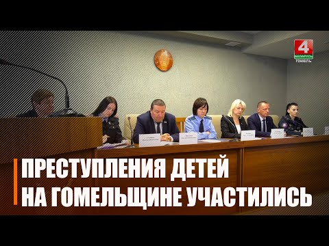 За 4 месяца 2025 года на Гомельщине несовершеннолетние совершили 59 преступлений видео