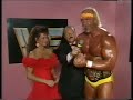 Hulk Hogan Interview London Arena England 1989 Hulk Hogan Interview London Arena England 1989