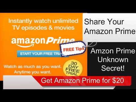 how to share amazon prime