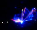 Laser projectie op waterscherm Laser projectie op waterscherm