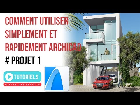 COMMENT UTILISER RAPIDEMENT ARCHICAD # PROJET 01 # EN FRANCAIS