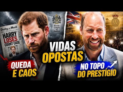 HARRY AFUNDA DE VEZ E AGENDA DE WILLIAM ESCANCARA O ABISMO ENTRE OS IRMÃOS