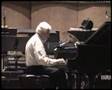 Peter Nero warming up before a concert