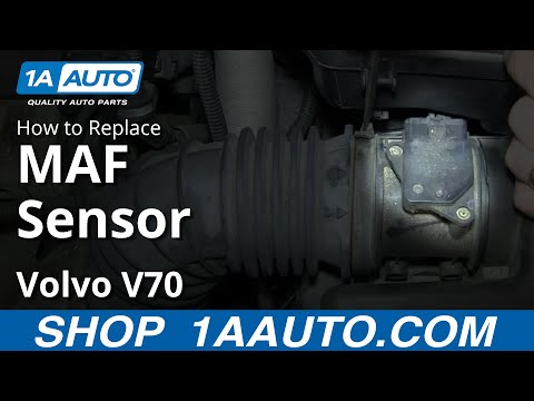 How To Install Replace Mass Air Flow Sensor MAF Volvo V70