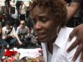 Mourning Michael Jackson on the Walk of Fame