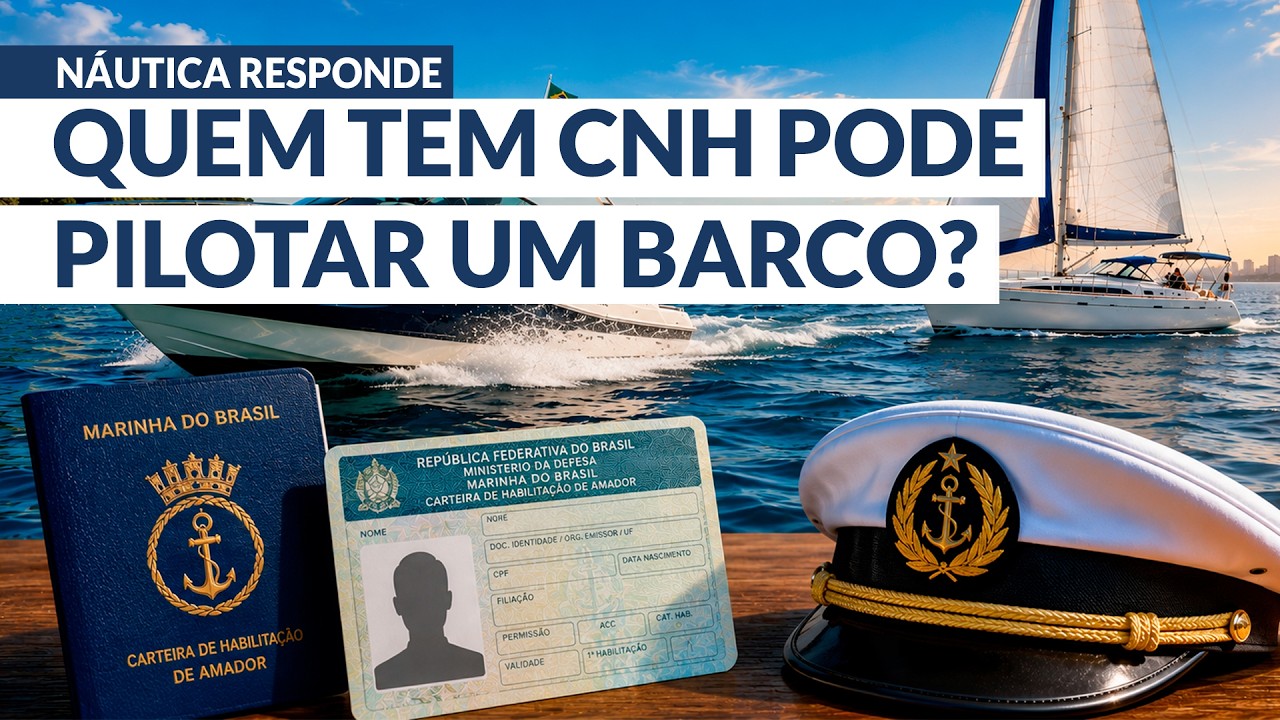 Quem tem CNH pode pilotar um barco? | NÁUTICA RESPONDE