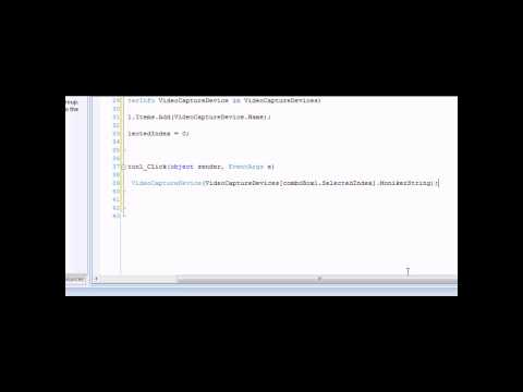 how to connect web camera in vb net