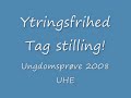 Ytringsfrihed rap UHE ungdomsprøve