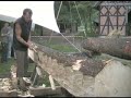 hewing beams the German way