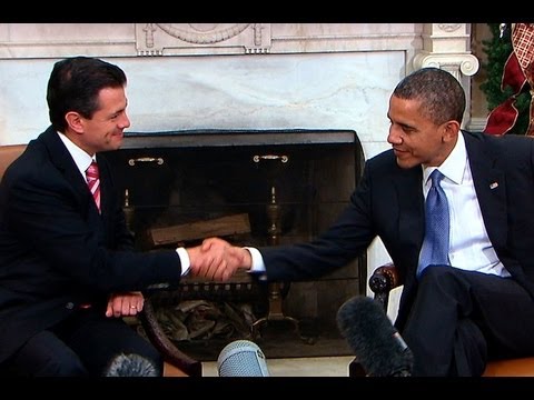 President Obama and President-elect Enrique Peña Nieto of Mexico
