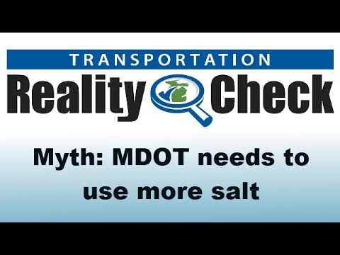 MDOT Reality Check #2: More Salt, Please! MDOT Reality Check #2: More Salt, Please!