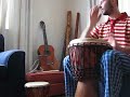 Sahi in the pyjama wiyh cherry djembe and Fujara