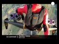 Jetman tries his first looping - no comment