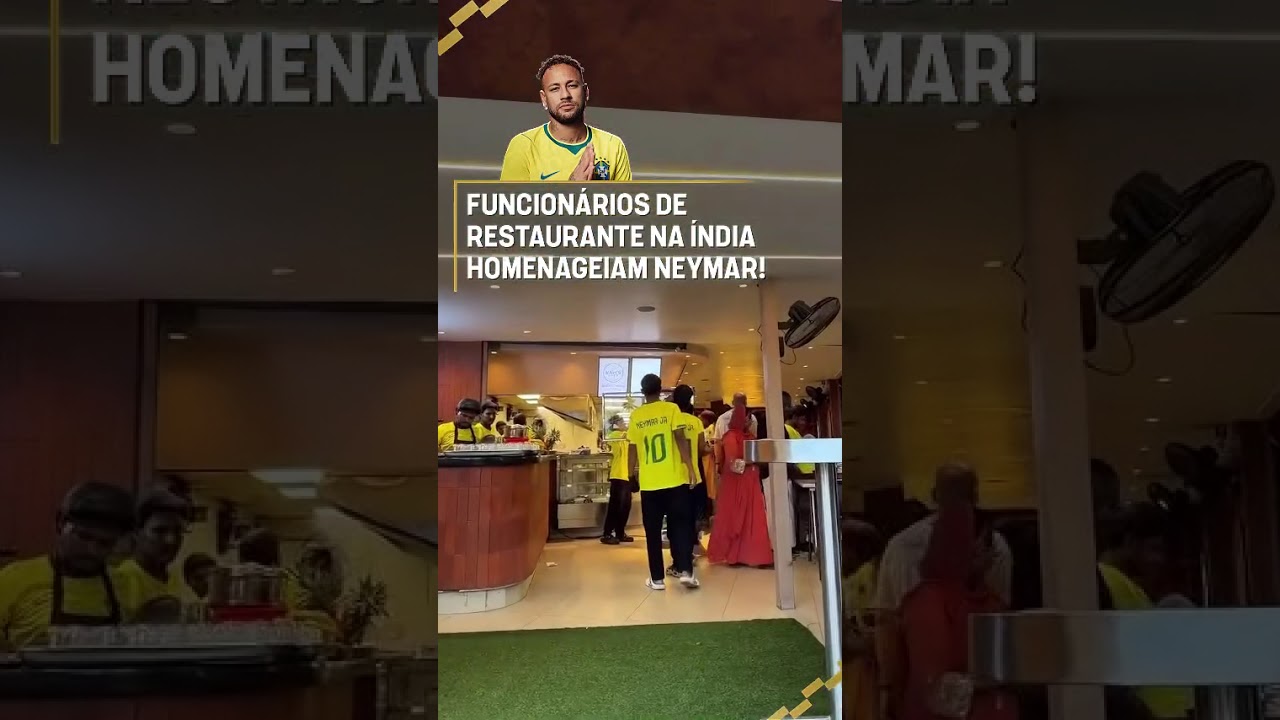 O NEYMAR É MUITO ÍDOLO FORA DO BRASIL TAMBÉM! 🇧🇷🤩 #shorts