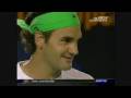 federermagic -- Roger Federer Hits Unsuspecting Ball Boy!!!