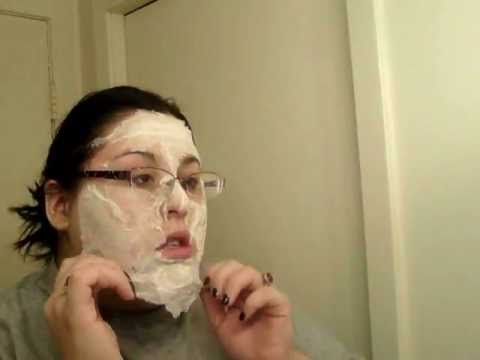 how to apply white peel off mask