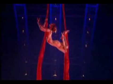 Cirque Du Soleil Quidam Aerial Contortion in Silk