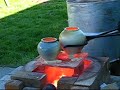 Large raku kiln in progress