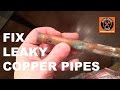 how to fix copper pipe