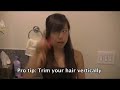Chiara's Hair Trimming Tutorial