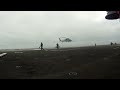 USS Nimitz Tiger Cruise with F-18s and Golden Gate Bridge