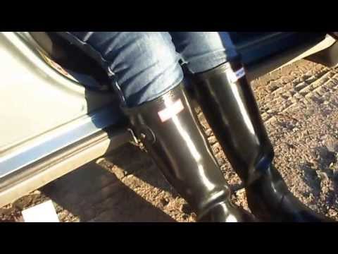 how to care hunter boots