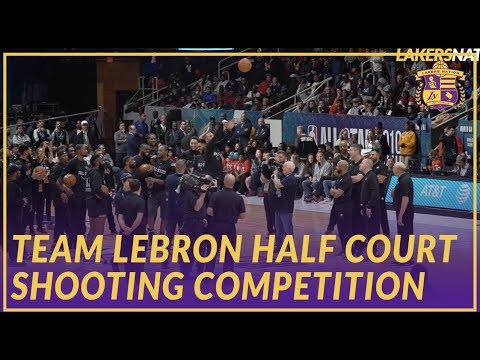 Video: 2019 NBA All-Star: Team LeBron Half Court Shooting Competition