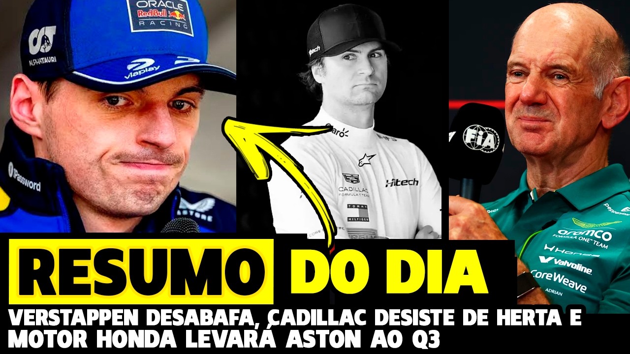 🚨VERSTAPPEN DESABAFA APÓS P2, MAIS DETALHES SOBRE MOTOR HONDA E FIM DA LINHA PARA HERTA | FÓRMULA 1