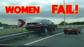 Funny WOMEN FAIL IN TRAFFIC - ? Women Drivers NO Skill | Funny Fails  best of ?