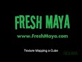Texture Mapping in Maya: Cube (Part 1)