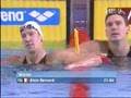 1. Alain Bernard 2. Duje Draganja 50 m - EC Swimming