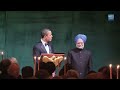 President Obama Toasts Prime Minister Singh of India