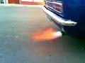 Chevette cuspindo fogo