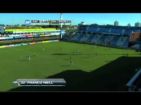 Gol de Niell. Rafaela 1 Central 2. Fecha 14. Torneo Final 2014. Fútbol Para Todos