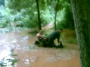 Riding in the creek after the rain