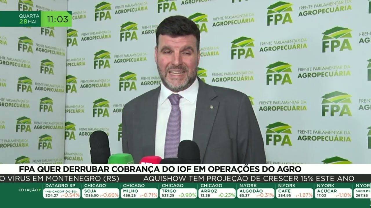 FPA quer derrubar cobrança do IOF em operações do agro