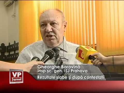 Rezultate slabe și după contestații