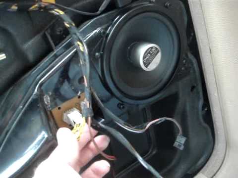 Replacing factory speakers in a BMW 740i with MB Quarts