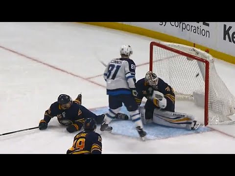 Video: Connor dances around Sabres' defence, scores in tight on Johnson
