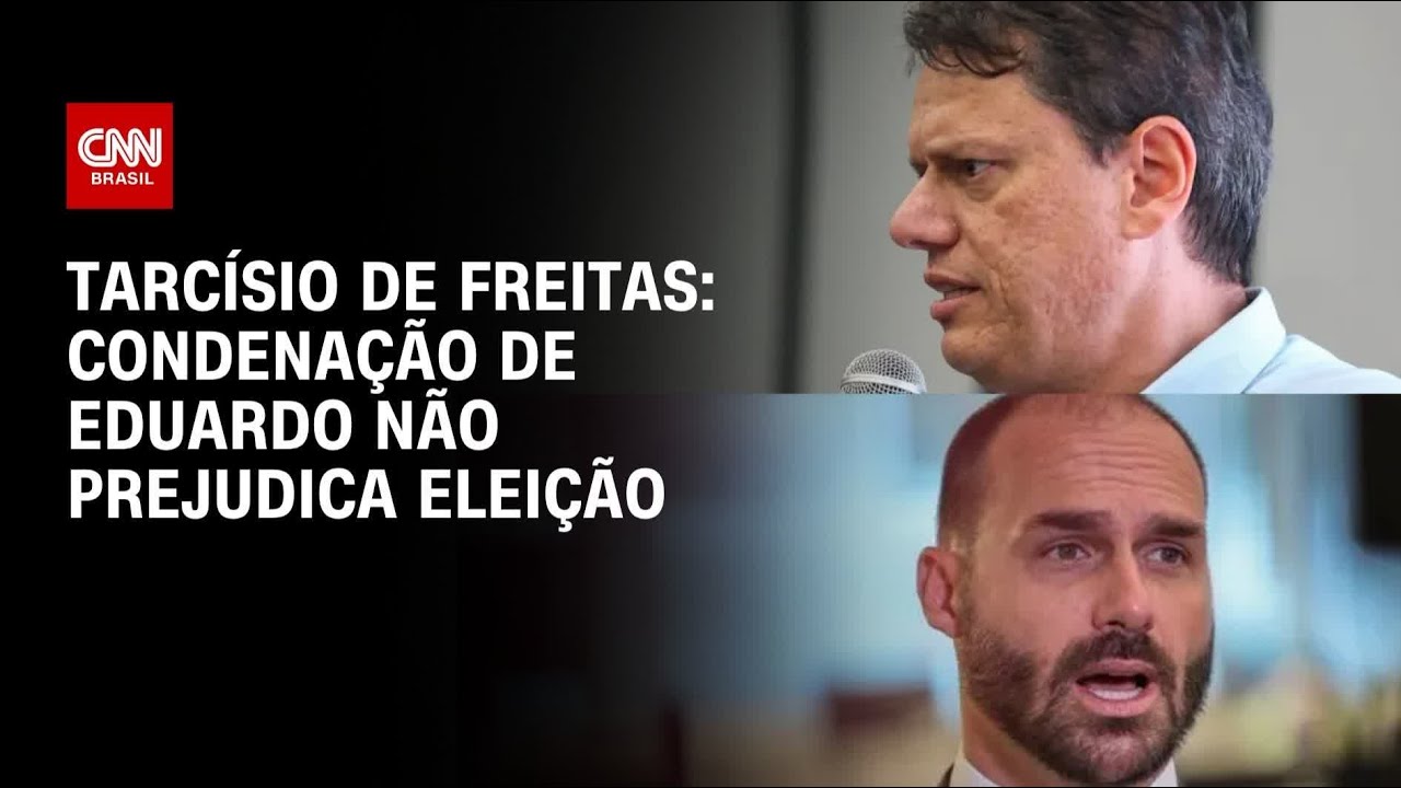 Tarcísio diz que condenação de Eduardo Bolsonaro pelo STF é “injusta” | CNN 360°
