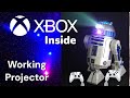 Star Wars R2-D2 Xbox 360 with projector
