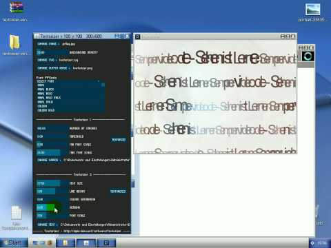 textorizer - In diesem Video-Tutorial wird Ihnen gezeigt wie Sie mit Hilfe des Programms Textorizer ganz einfach und unkompliziert schicke Bilder stellen können. Dieses B...